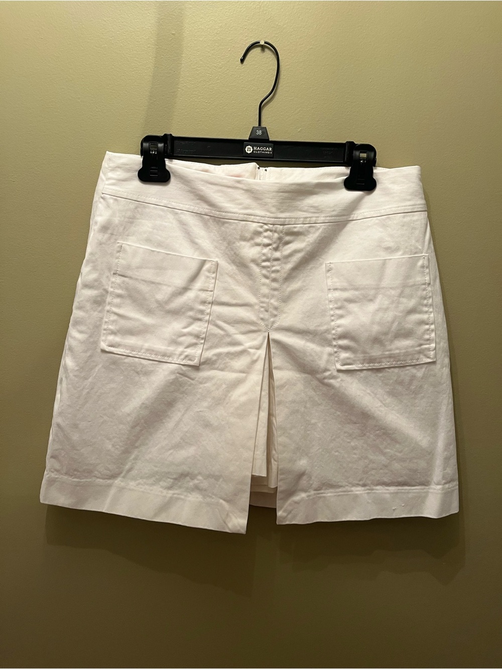 Lilly Pulitzer White Asymmetrical Pocket Skort